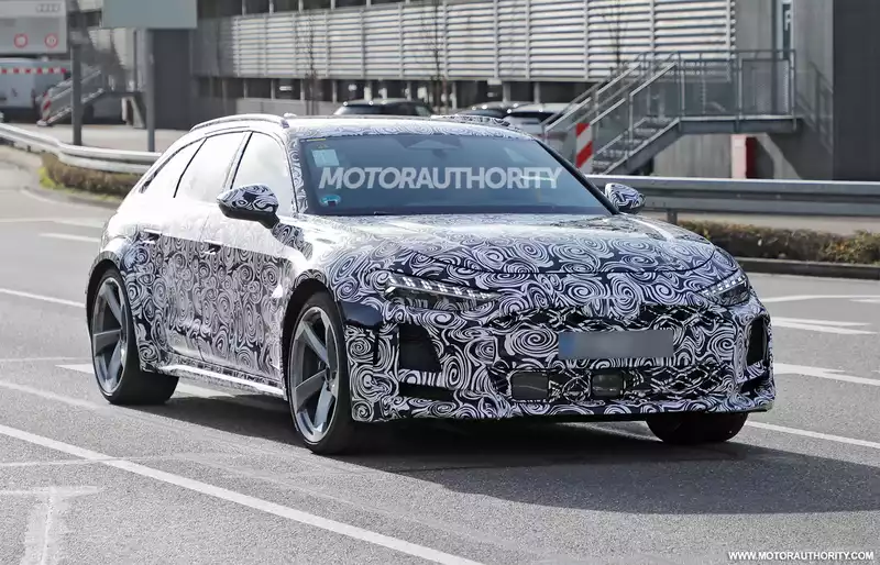 2026 Audi RS 5 Avant with plug-in hybrid spotted