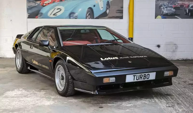 1983 Lotus Esprit Turbo with prototype active suspension goes to auction